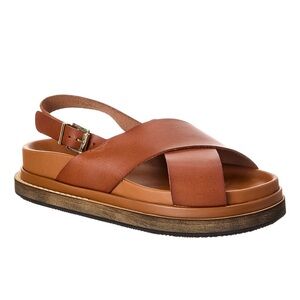 ALOHAS Tan Leather Sandals